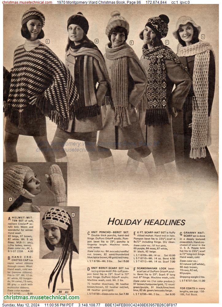 1970 Montgomery Ward Christmas Book, Page 86