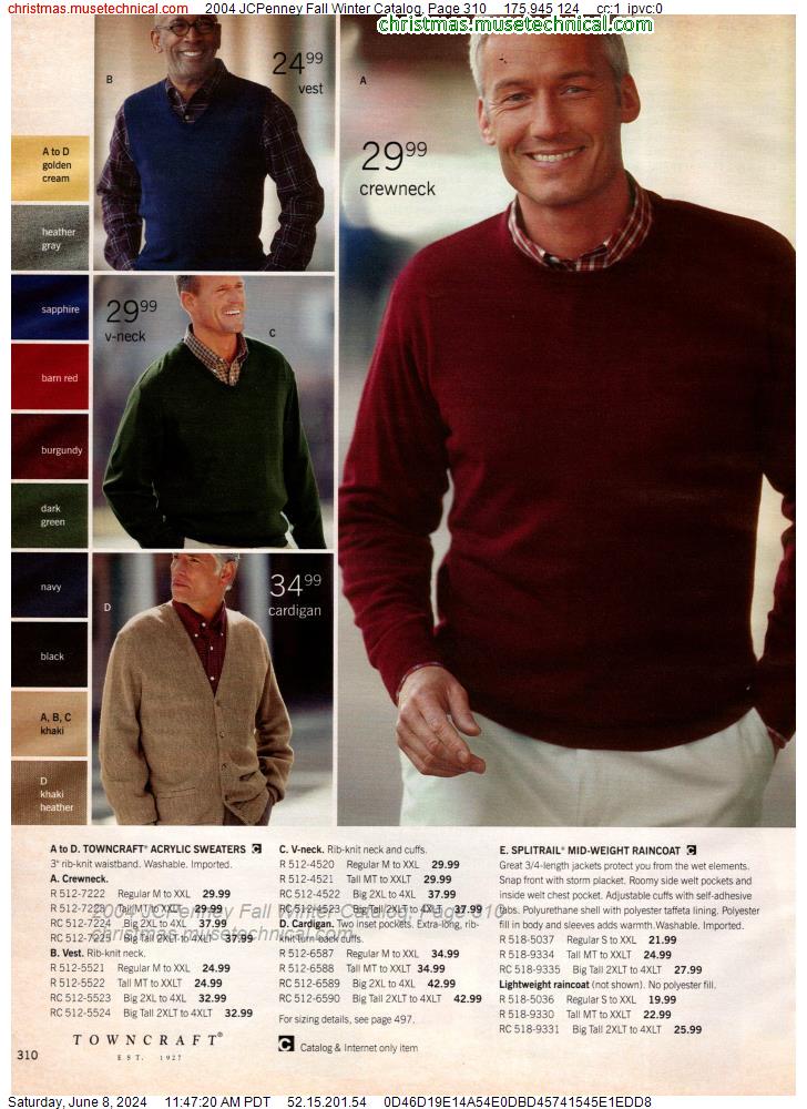 2004 JCPenney Fall Winter Catalog, Page 310