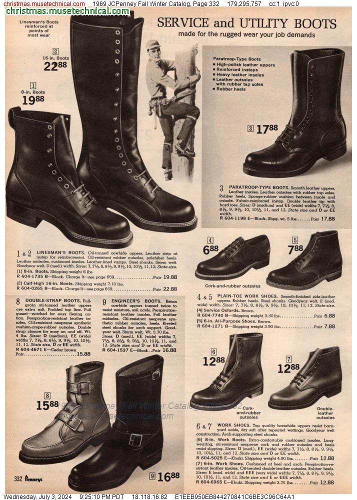 1969 JCPenney Fall Winter Catalog, Page 332