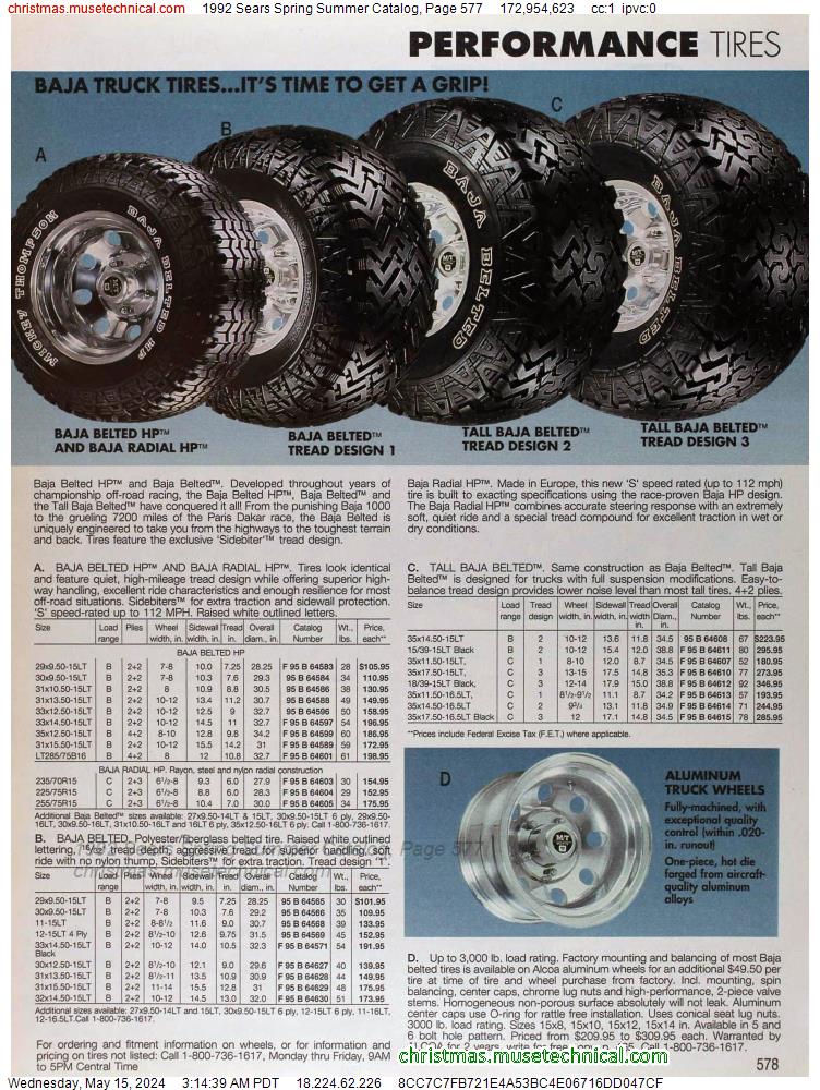 1992 Sears Spring Summer Catalog, Page 577
