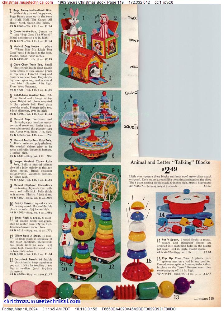 1963 Sears Christmas Book, Page 119