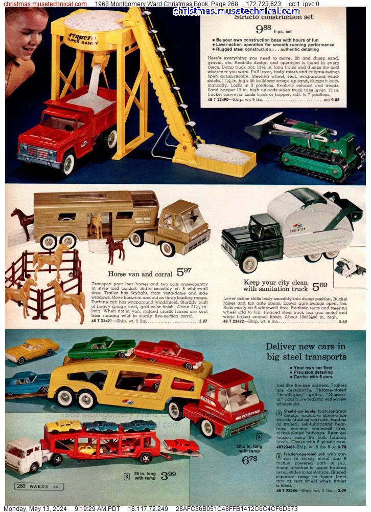 1968 Montgomery Ward Christmas Book, Page 268
