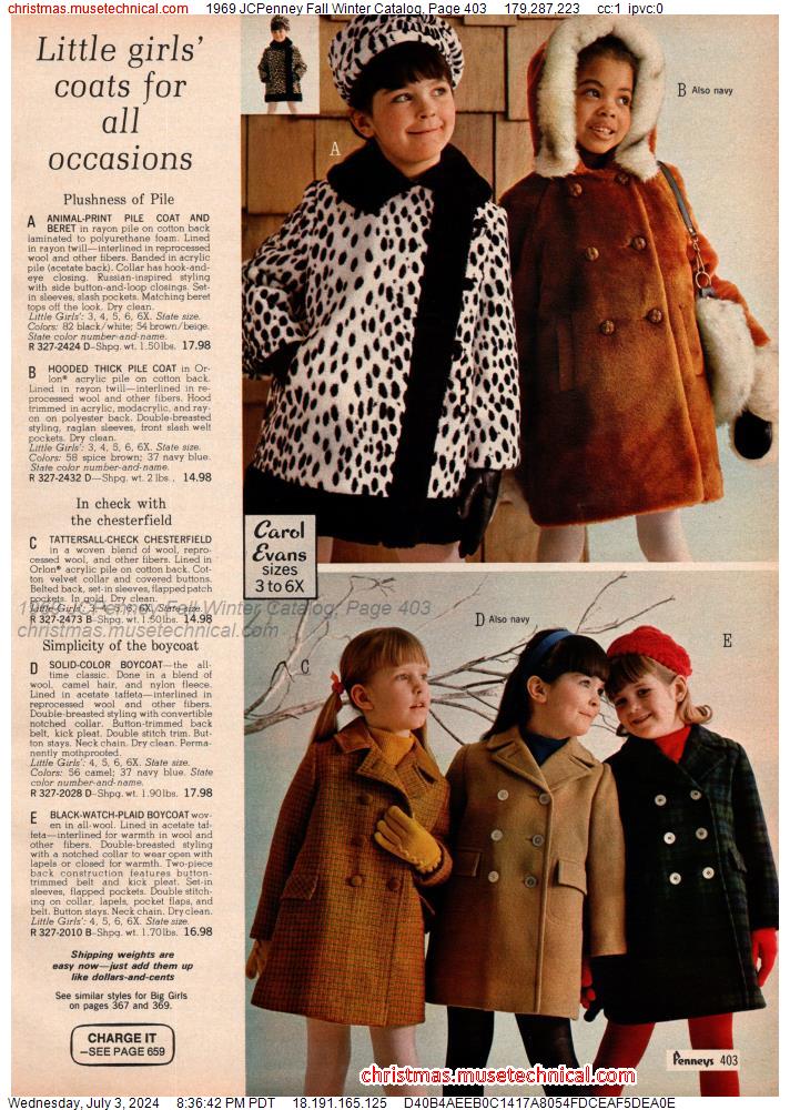1969 JCPenney Fall Winter Catalog, Page 403