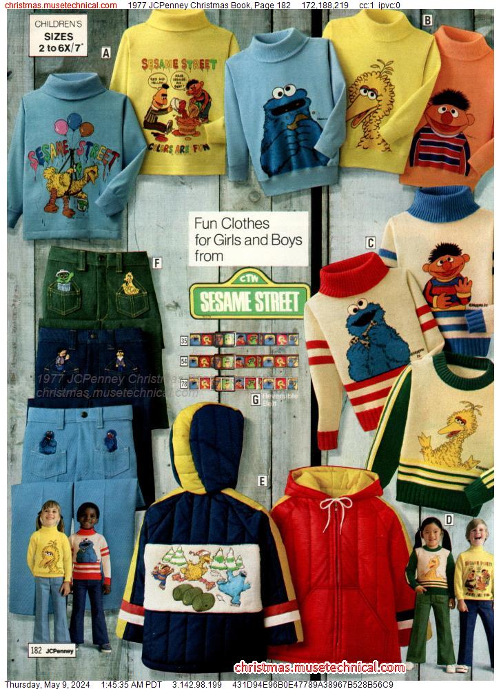 1977 JCPenney Christmas Book, Page 182