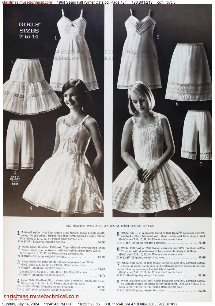 1964 Sears Fall Winter Catalog, Page 434