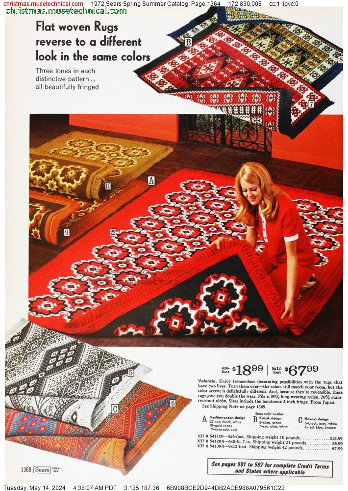 1972 Sears Spring Summer Catalog, Page 1364