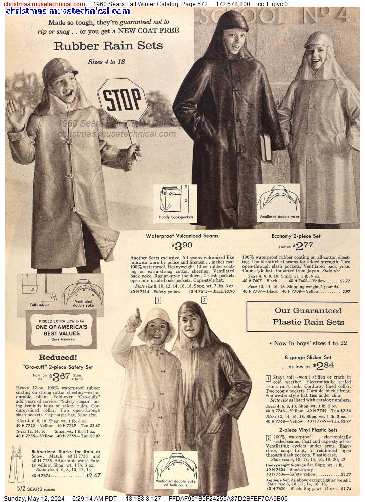 1960 Sears Fall Winter Catalog, Page 572
