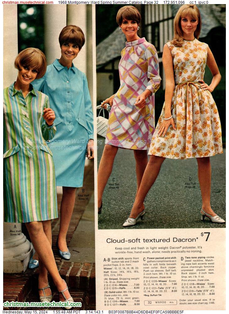 1968 Montgomery Ward Spring Summer Catalog, Page 32
