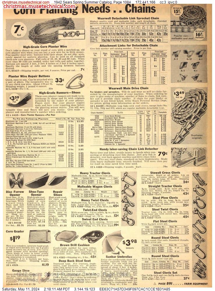 1942 Sears Spring Summer Catalog, Page 1084