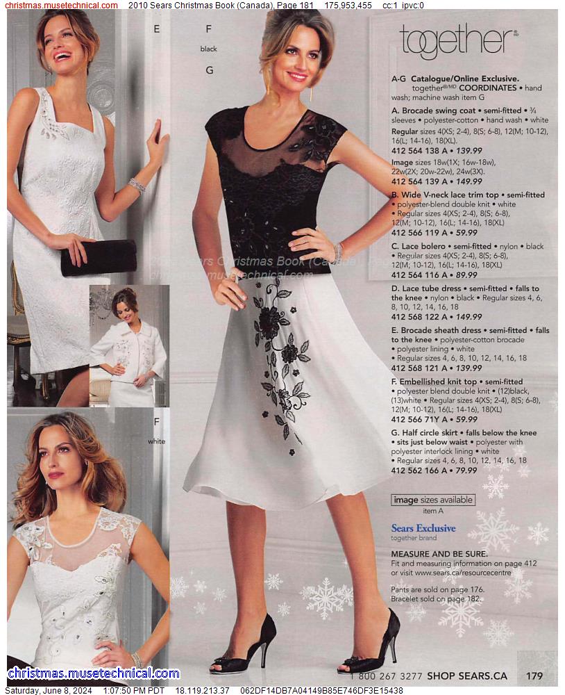 2010 Sears Christmas Book (Canada), Page 181