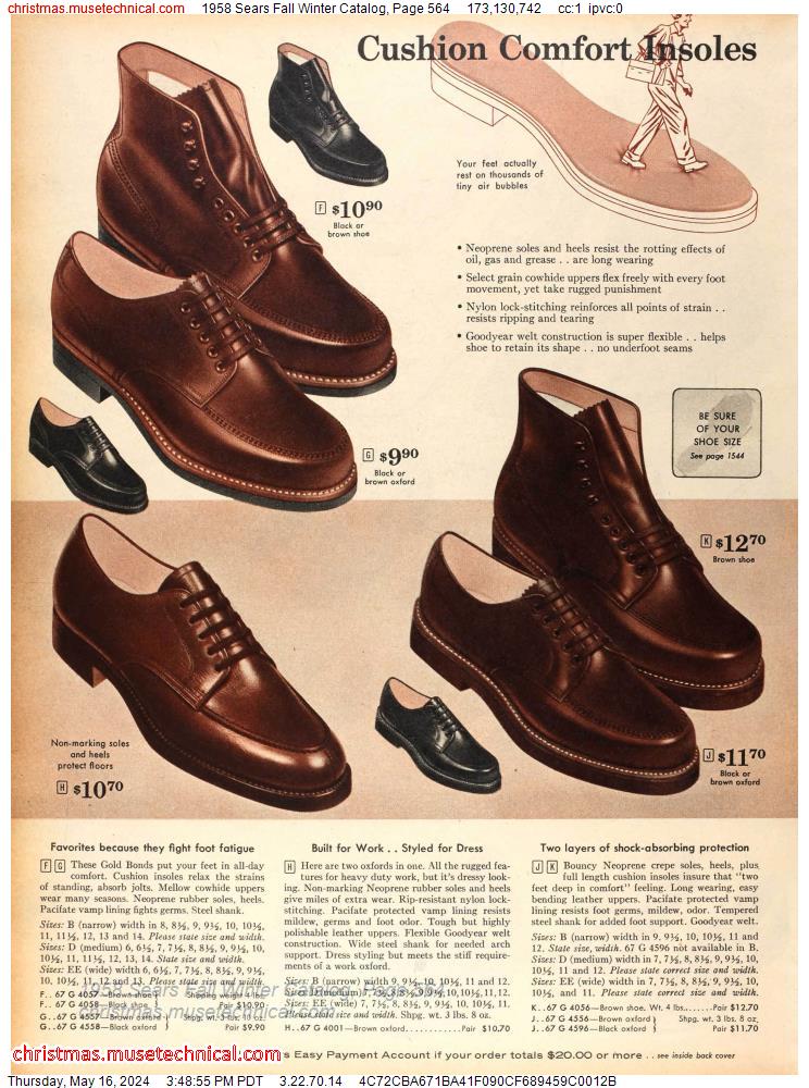 1958 Sears Fall Winter Catalog, Page 564