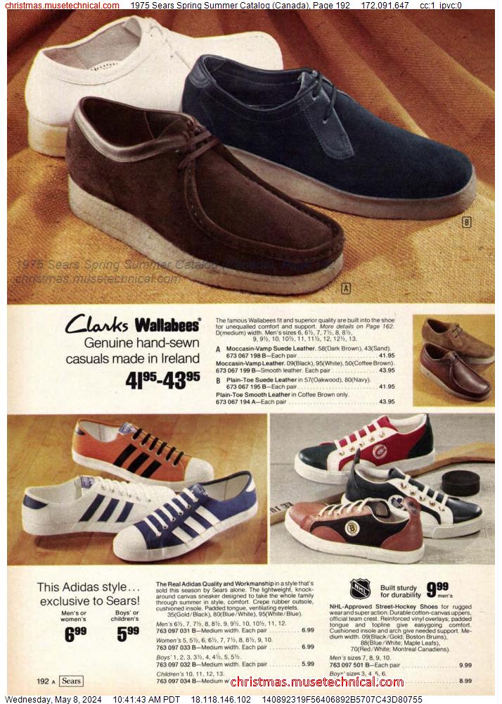 1975 Sears Spring Summer Catalog (Canada), Page 192