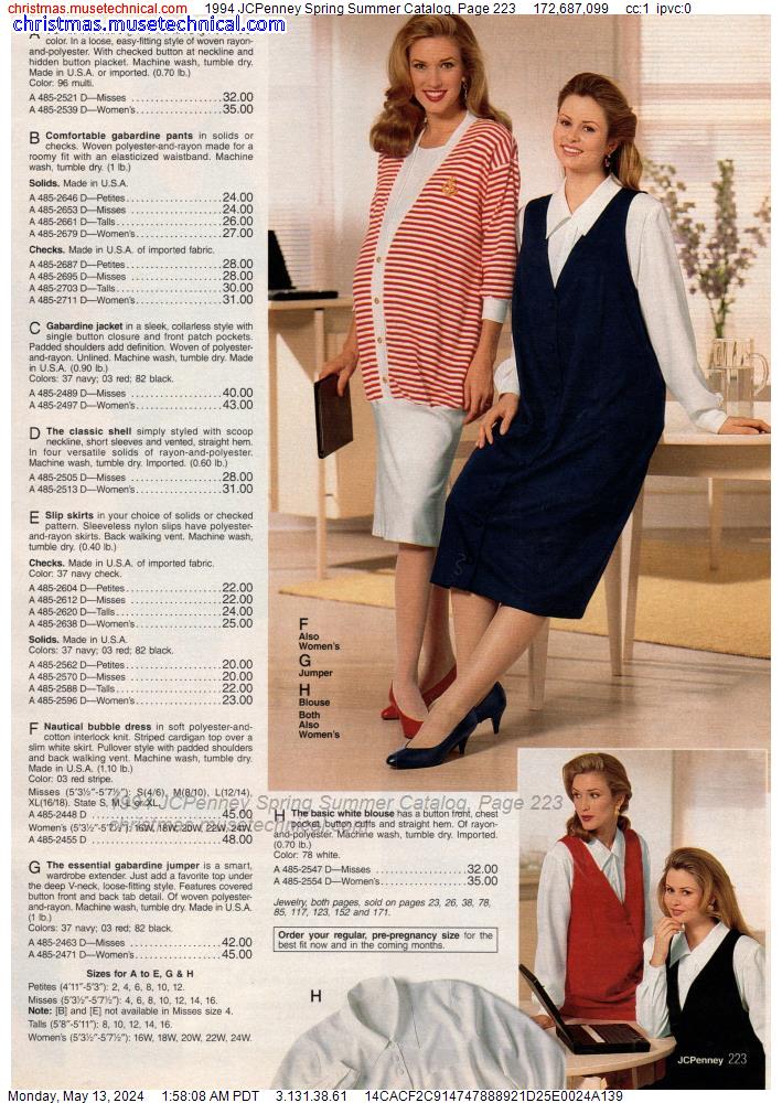 1994 JCPenney Spring Summer Catalog, Page 223