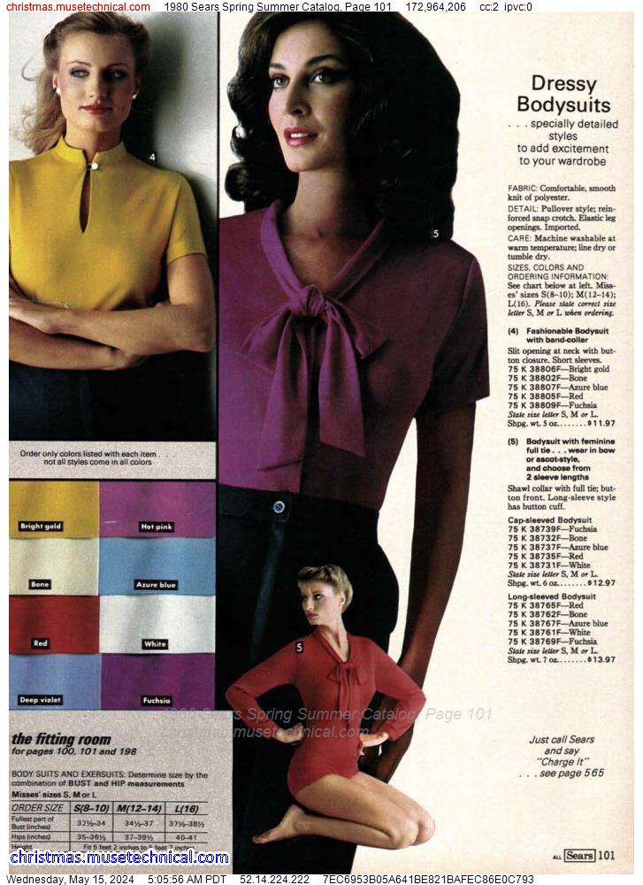 1980 Sears Spring Summer Catalog, Page 101