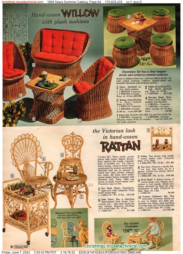 1969 Sears Summer Catalog, Page 84