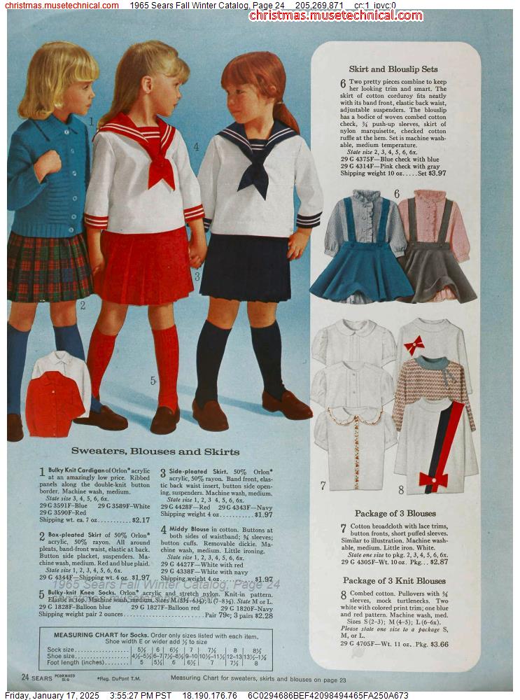 1965 Sears Fall Winter Catalog, Page 24