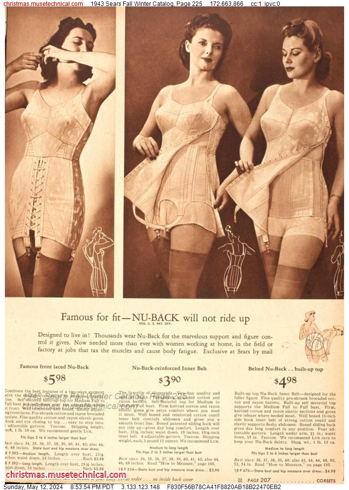 1943 Sears Fall Winter Catalog, Page 225