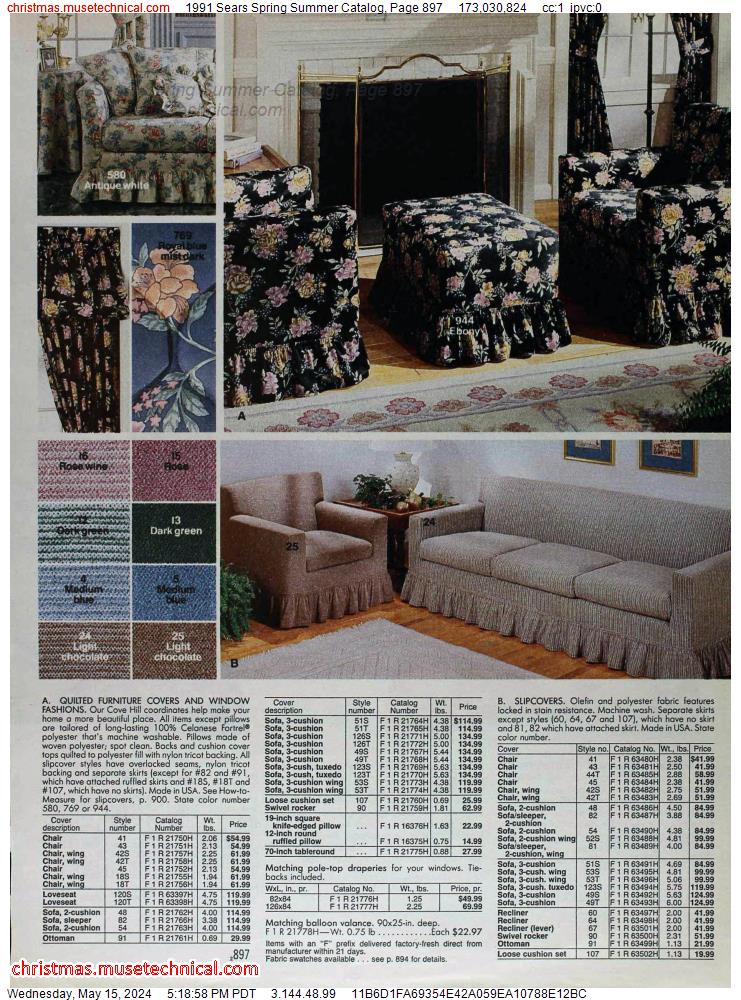 1991 Sears Spring Summer Catalog, Page 897