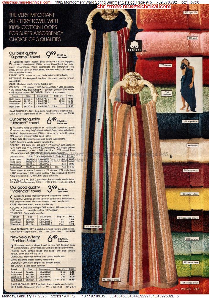 1982 Montgomery Ward Spring Summer Catalog, Page 945