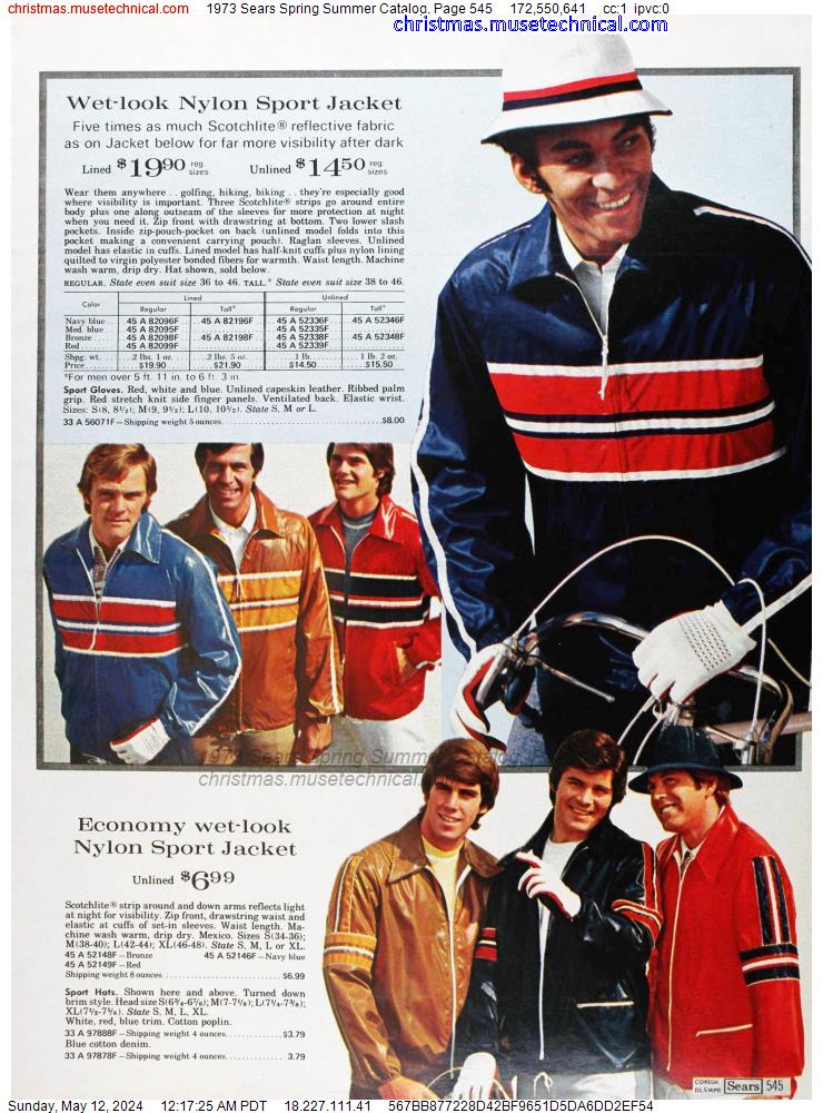 1973 Sears Spring Summer Catalog, Page 545