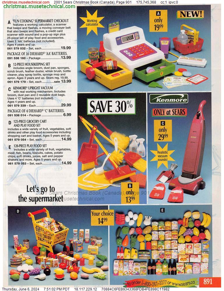 2001 Sears Christmas Book (Canada), Page 901