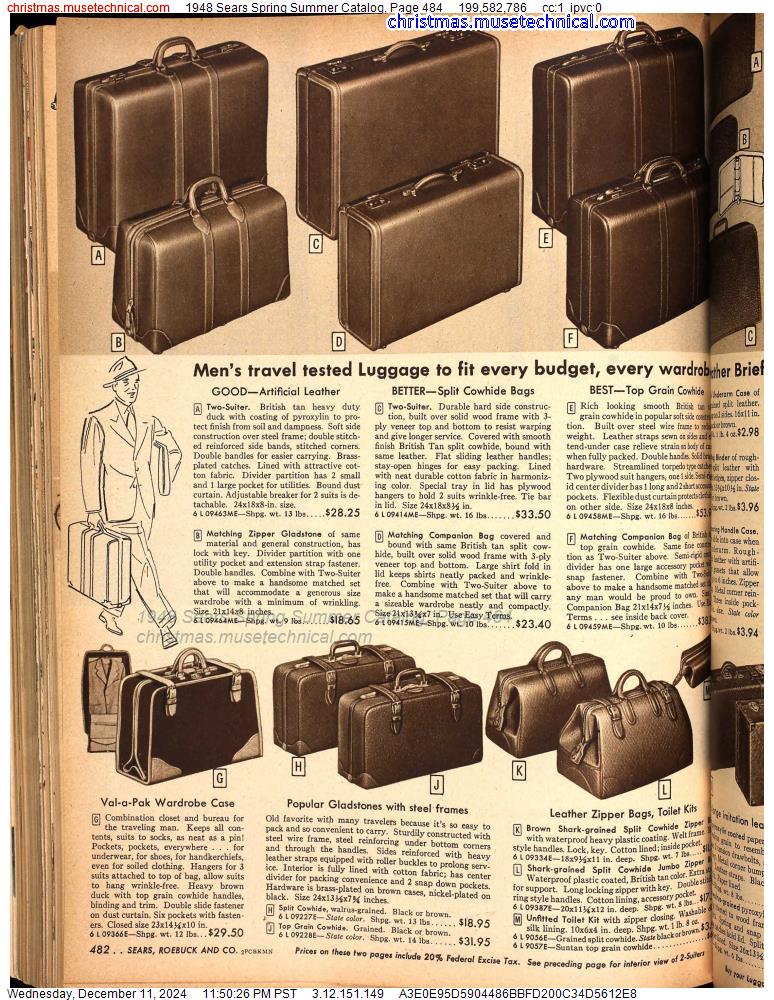 1948 Sears Spring Summer Catalog, Page 484