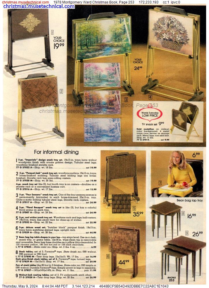 1978 Montgomery Ward Christmas Book, Page 253