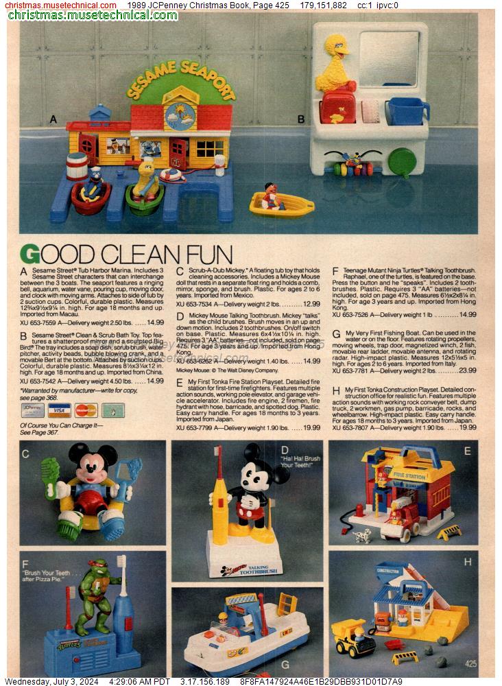 1989 JCPenney Christmas Book, Page 425