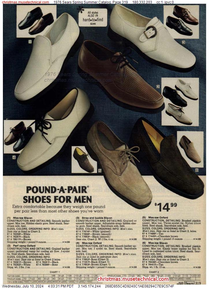 1976 Sears Spring Summer Catalog, Page 319