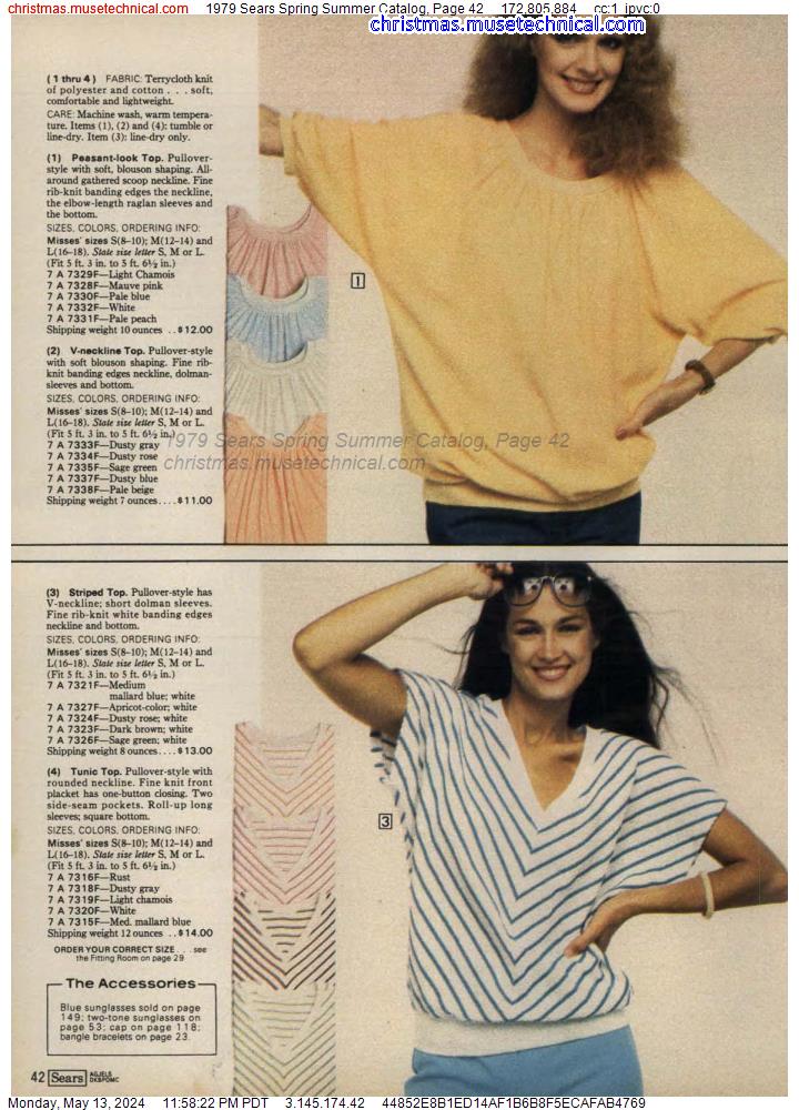 1979 Sears Spring Summer Catalog, Page 42
