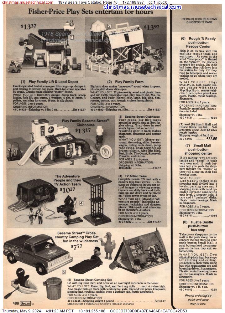 1978 Sears Toys Catalog, Page 76