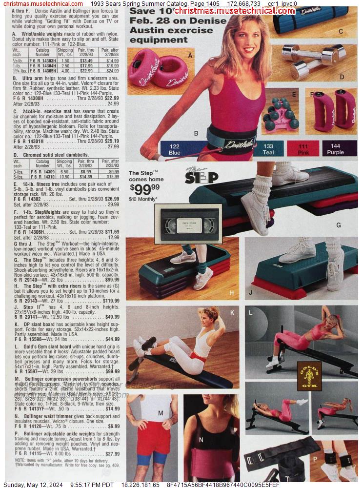 1993 Sears Spring Summer Catalog, Page 1405