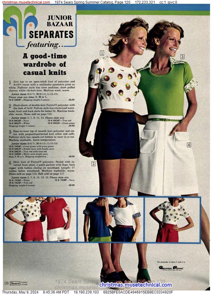 1974 Sears Spring Summer Catalog, Page 120