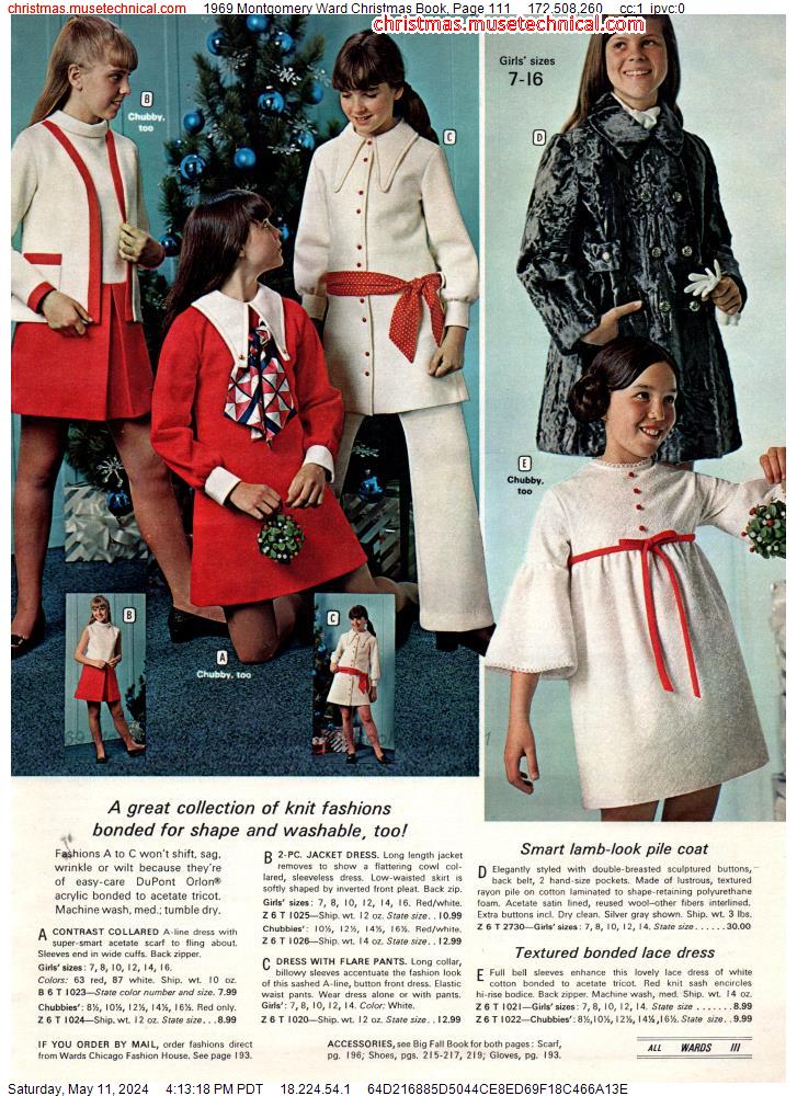1969 Montgomery Ward Christmas Book, Page 111