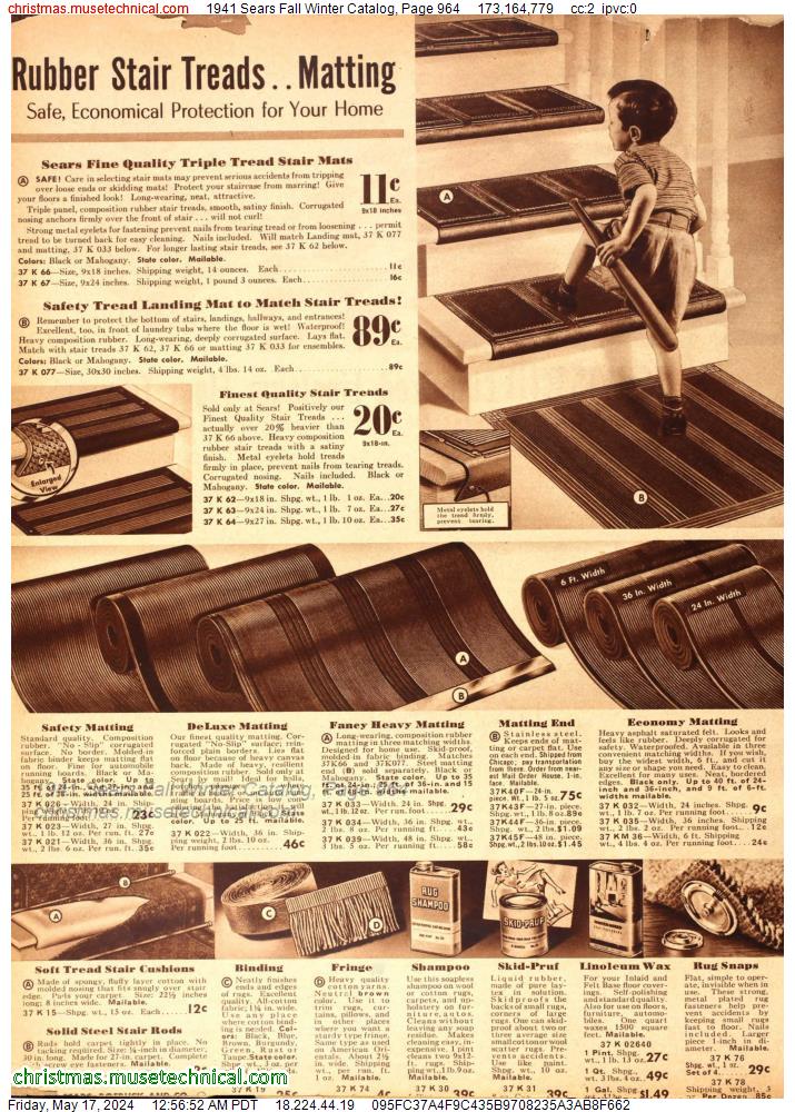 1941 Sears Fall Winter Catalog, Page 964
