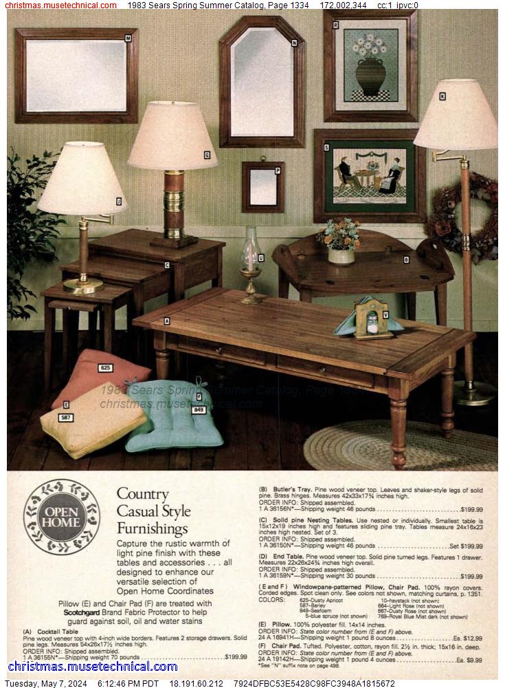 1983 Sears Spring Summer Catalog, Page 1334