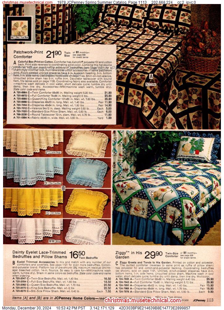 1978 JCPenney Spring Summer Catalog, Page 1113