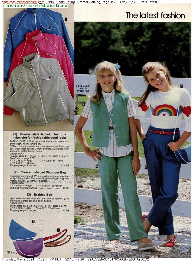 1983 Sears Spring Summer Catalog, Page 312