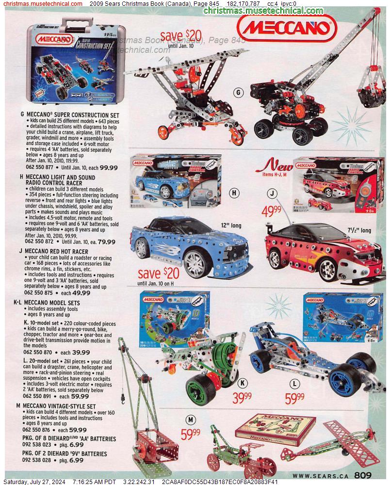 2009 Sears Christmas Book (Canada), Page 845