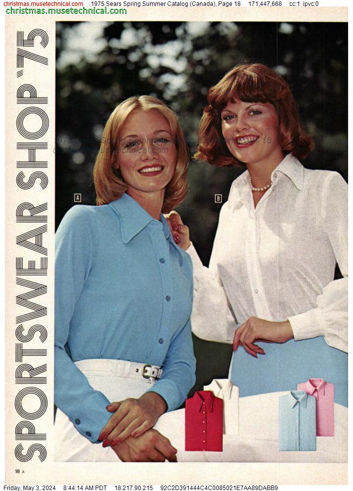 1975 Sears Spring Summer Catalog (Canada), Page 18