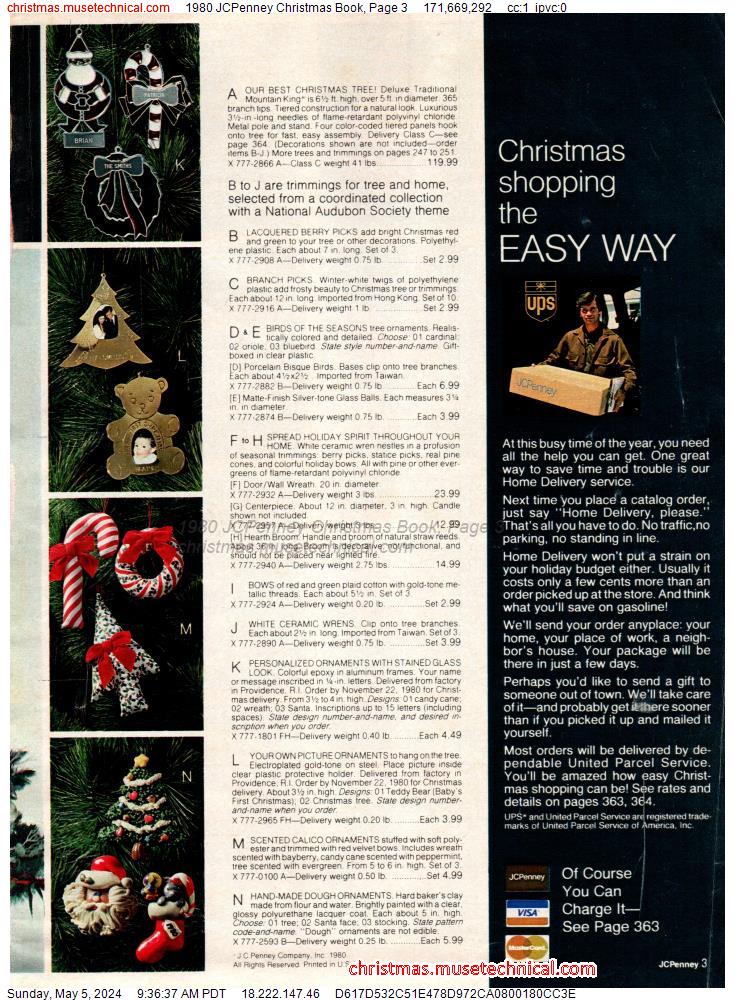 1980 JCPenney Christmas Book, Page 3