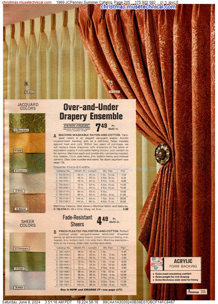 1969 JCPenney Summer Catalog, Page 205