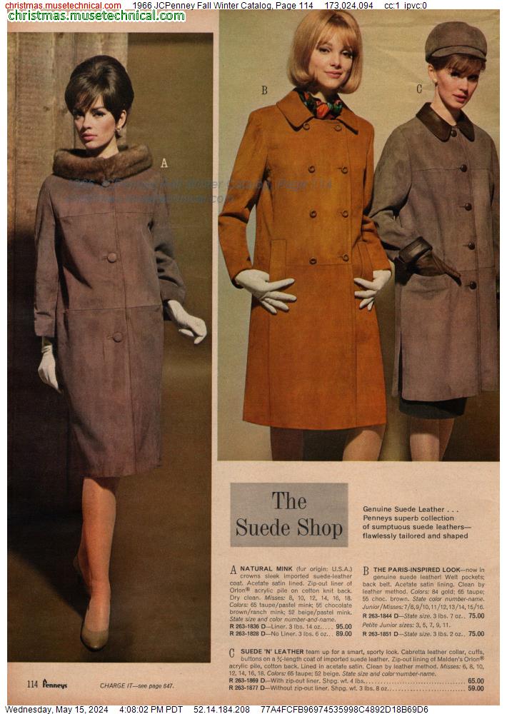 1966 JCPenney Fall Winter Catalog, Page 114