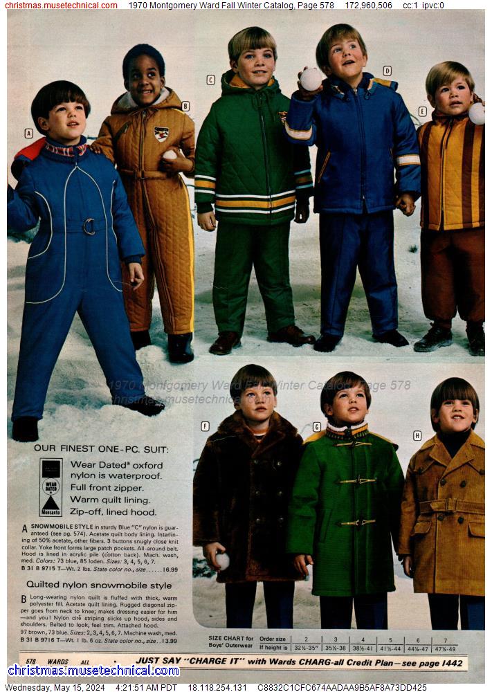 1970 Montgomery Ward Fall Winter Catalog, Page 578