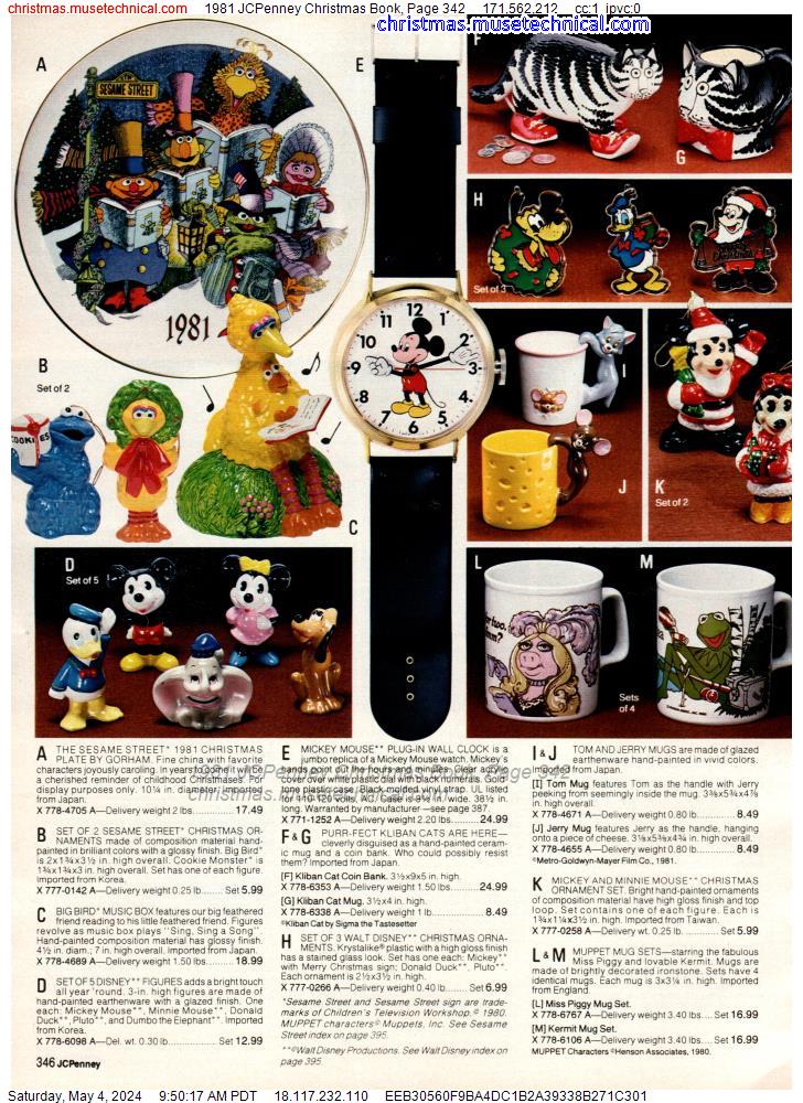 1981 JCPenney Christmas Book, Page 342