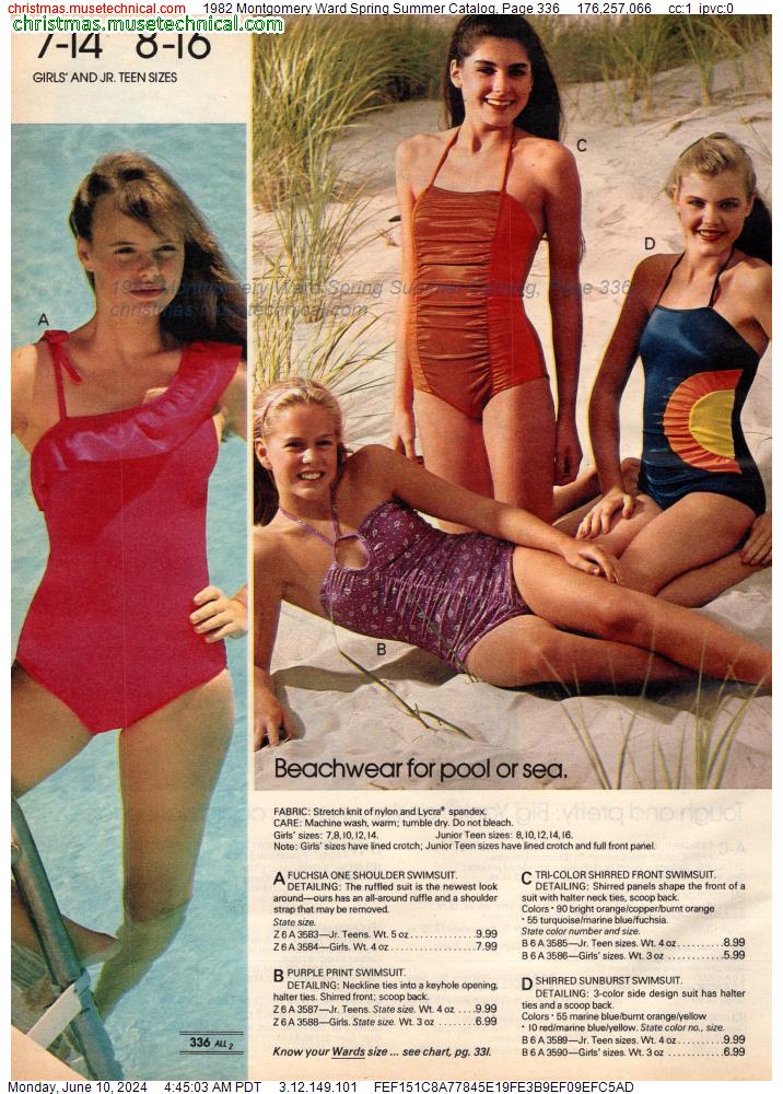 1982 Montgomery Ward Spring Summer Catalog, Page 336
