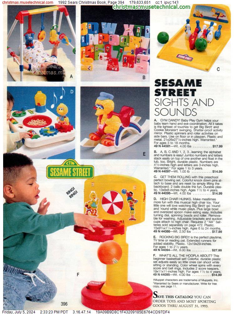 1992 Sears Christmas Book, Page 394