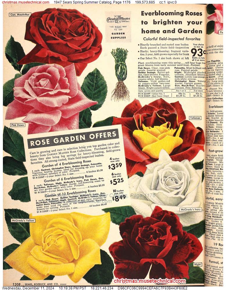 1947 Sears Spring Summer Catalog, Page 1176