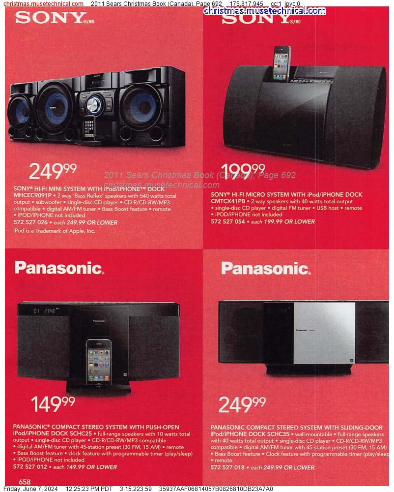 2011 Sears Christmas Book (Canada), Page 692