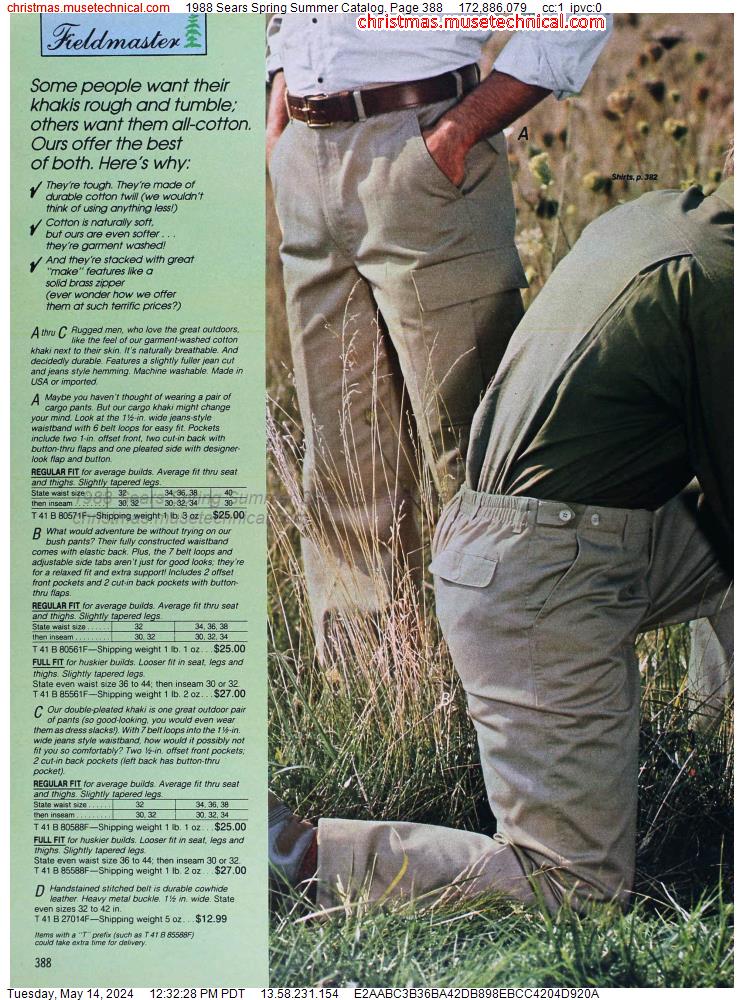 1988 Sears Spring Summer Catalog, Page 388